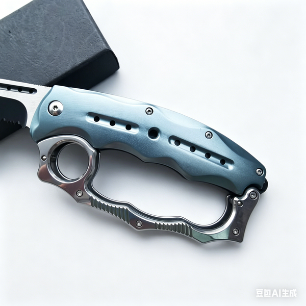 New Mecha-Style Knuckle Guard Folding Tool – High Hardness Stainless Steel, Multi-Function Outdoor Gear (Unsharpened)