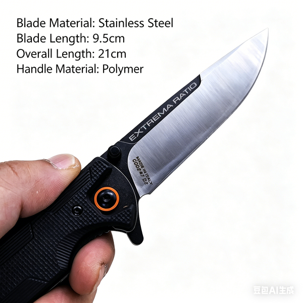 Adventure Folding Knife, Outdoor Self-Defense Folding Knife, Jungle Tactical Utility Knife, Fishing Tool