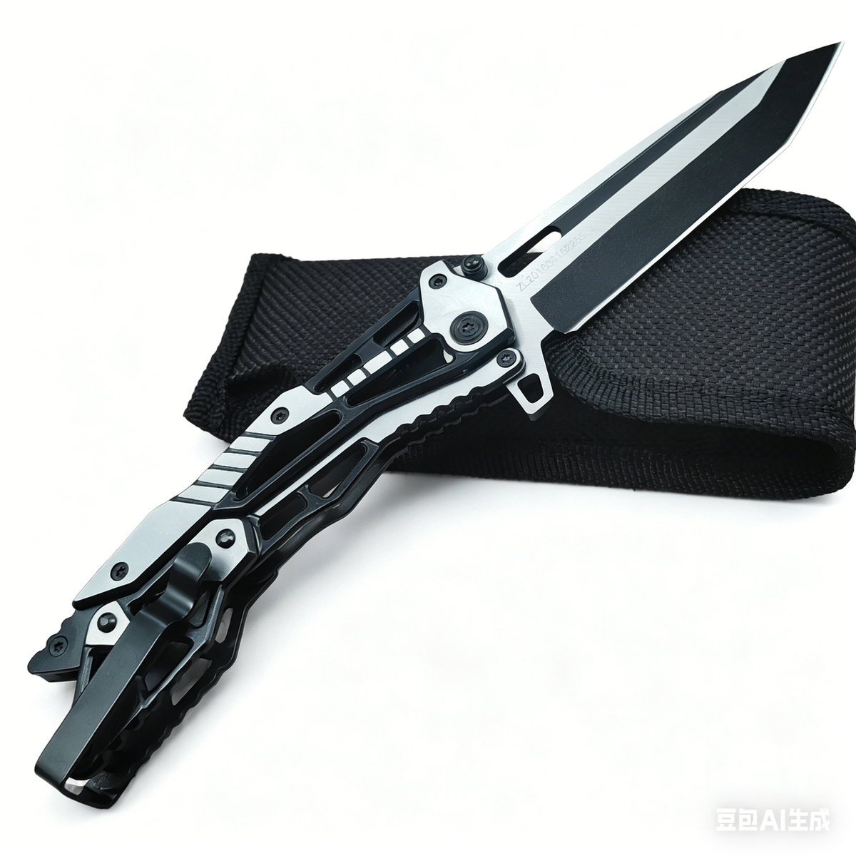 All-Steel Mechanical Folding Tool – High Hardness, Multi-Function Outdoor Gear (Unsharpened)