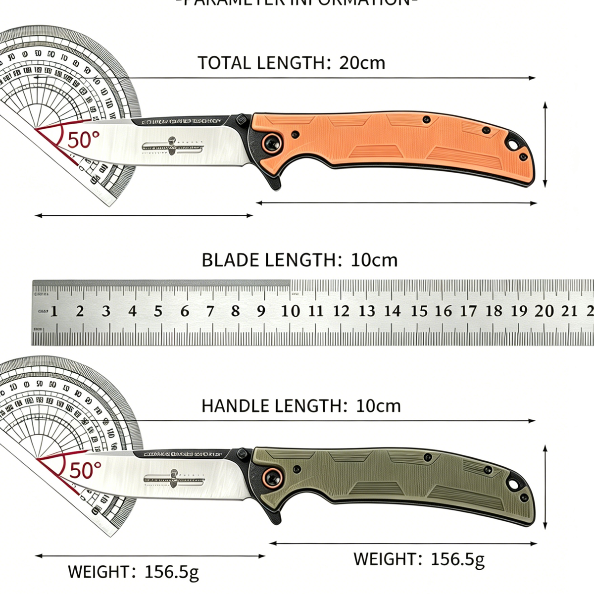 Adventure Folding Knife, Outdoor Self-Defense Folding Knife, Jungle Tactical Utility Knife, Fishing Tool