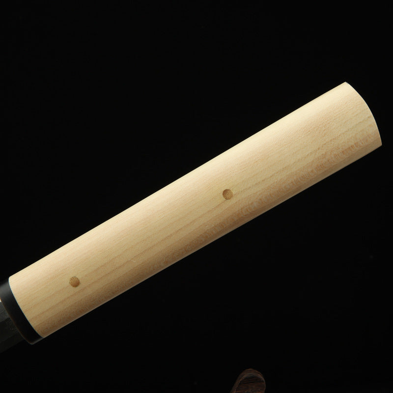 Hand-Forged Pattern Steel Sword  "Fire Dragon" | Chinese Style | 2 Finishes | Wooden Box Packaging | Home Display