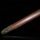 Stainless Steel Martial Arts Sword  1108 Model | Fish, Insect & Bird Motif | Home Display | Made in Longquan, Zhejiang