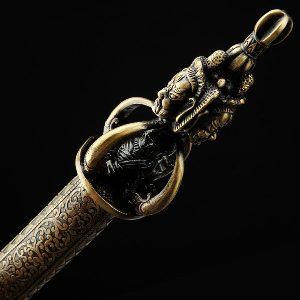 Hand-Forged Steel Art Piece  "Fire Dragon" | New Chinese Style | 4 Material Options | Business & Personal Gift for All Occasions