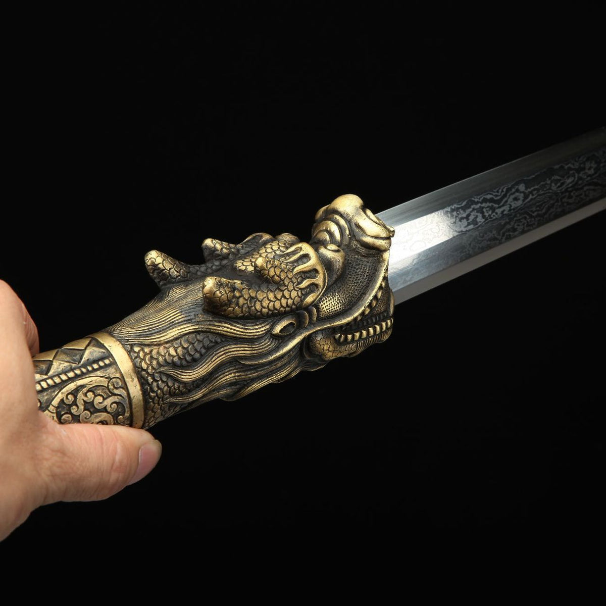 Hand-Forged Steel Art Piece  "Fire Dragon" | New Chinese Style | 4 Material Options | Business & Personal Gift for All Occasions