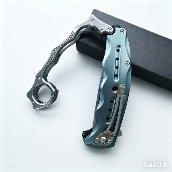 New Mecha-Style Knuckle Guard Folding Tool – High Hardness Stainless Steel, Multi-Function Outdoor Gear (Unsharpened)