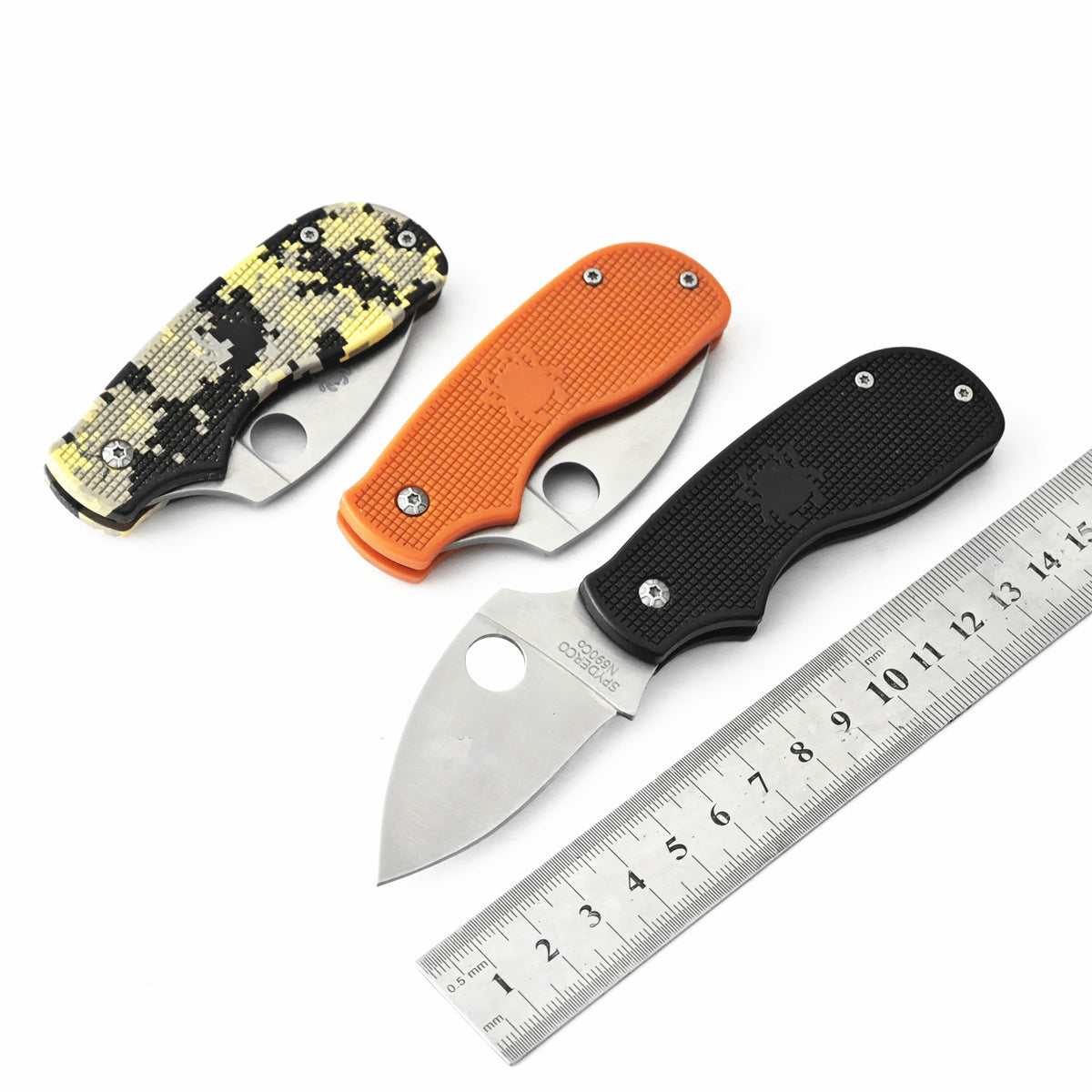 ABS-Handled Folding Knife  6.5cm Blade | 60° Tip | 95cm Handle | Color Box Packaging