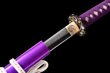 Japanese Hand-Painted Folding Knife ("Purple Butterfly" Edition)  Customizable Personal Gift