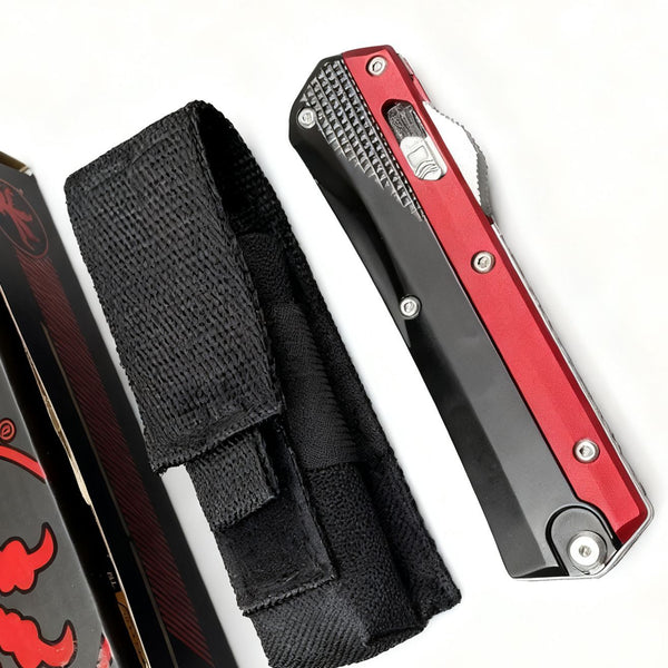 Zinc Alloy Handle Folding Knife  9.5cm Blade | 60° Tip | 108cm Handle | Color Box Packaging