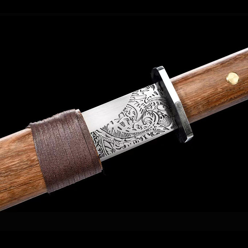Hand-Forged Manganese Steel Art Knife  "Fire Dragon" | New Chinese Style | Premium Business Gift