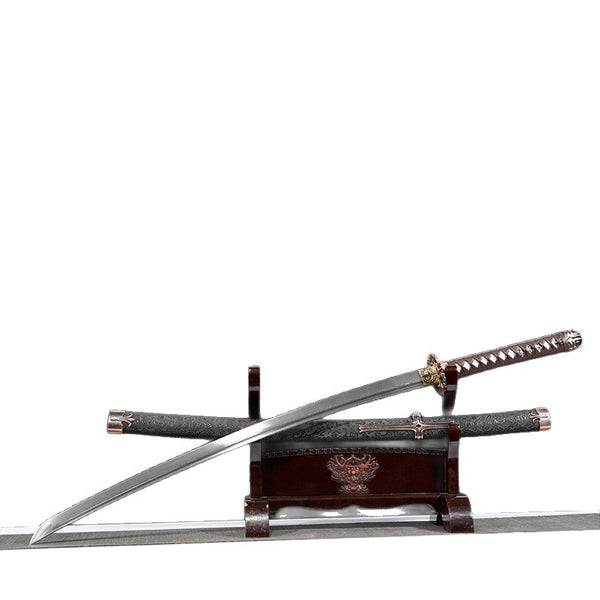 Japanese Hand-Painted Folding Knife ("Shengmo" Holy Demon Samurai Edition)  Patented Design | Customizable Gift Knife