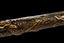 Handcrafted Walking Stick Dragon Cane (Bronze / Gray)  Patented Design | Collectible Personal Gift