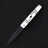 Stainless Steel Folding Knife  9.5cm Blade | 60° Tip | 108cm Handle | Box Packaging