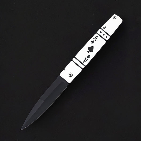 Stainless Steel Folding Knife  9.5cm Blade | 60° Tip | 108cm Handle | Box Packaging