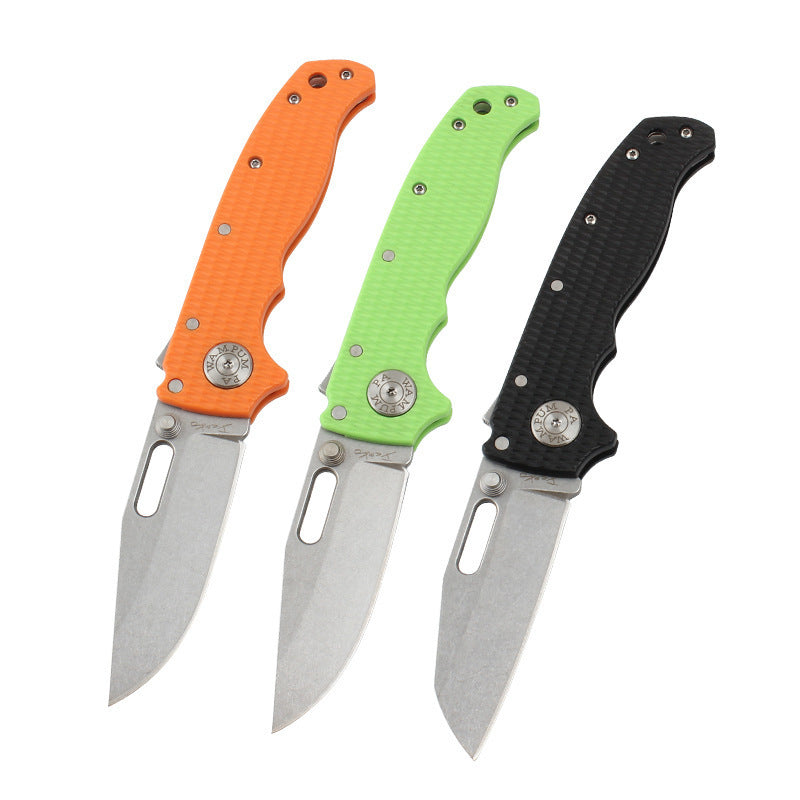 Stainless Steel Folding Knife  7.5cm Blade | 60° Tip | 108cm Handle | Box Packaging