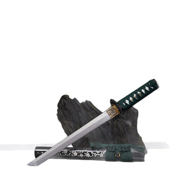 Japanese Hand-Painted Folding Knife ("Momei" Ink Plum Edition)  Patented Design | Customizable Gift Knife