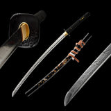Japanese Hand-Painted Folding Knife (Black Edition)  Patented Design | Customizable Gift Knife