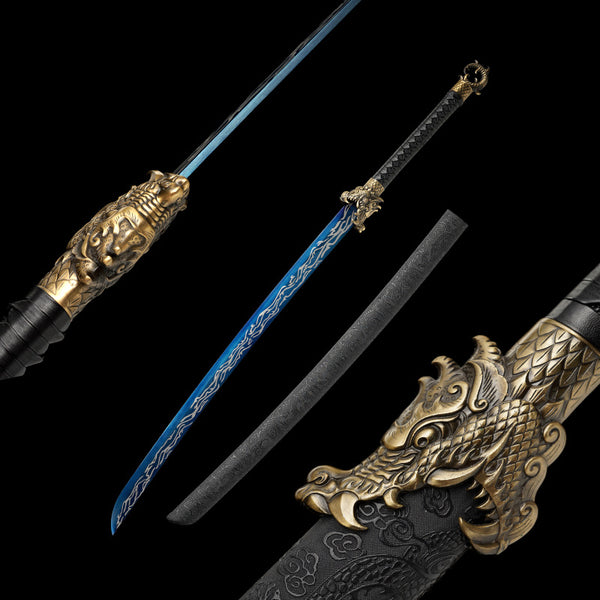 Handcrafted Classical Dragon Cane (Black Edition)  Patented Design | Collectible Personal Gift