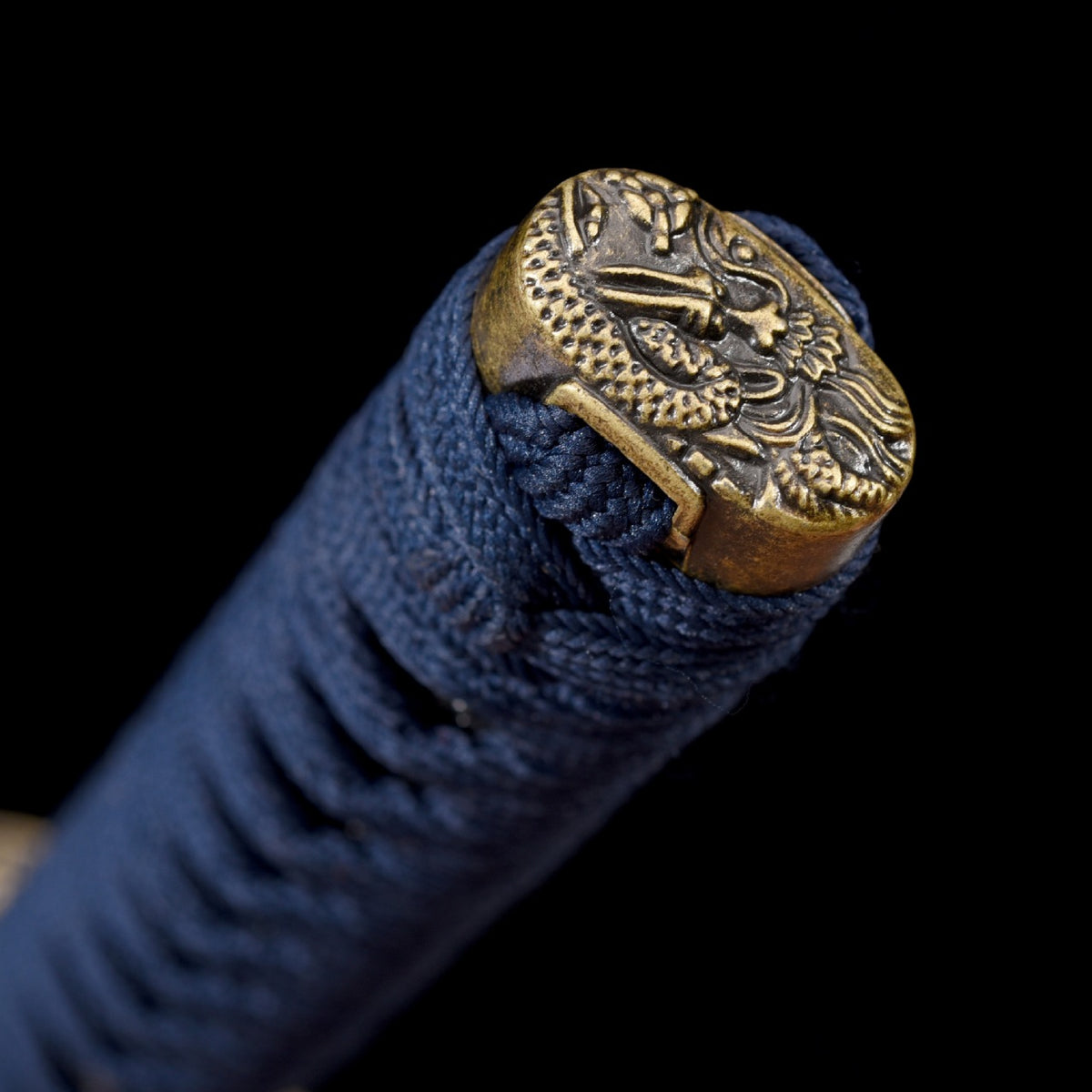 Japanese Hand-Painted Folding Knife ("Mingmo" Dark Demon Samurai Edition)  Patented Design | Customizable Gift Knife