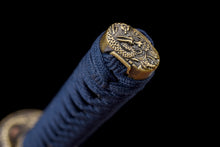Japanese Hand-Painted Folding Knife ("Mingmo" Dark Demon Samurai Edition)  Patented Design | Customizable Gift Knife