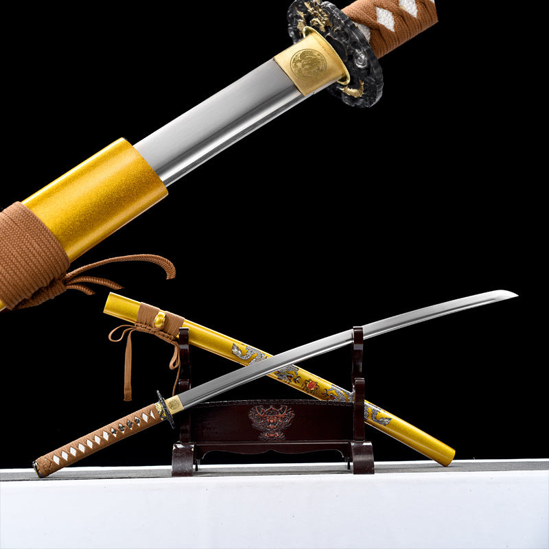 Japanese Hand-Painted Folding Knife  4-Color Series (Heavy Fate / Twin Dragons / Spirit Butterfly / Yellow Dragon)  Patented Design | Customizable Gift Knife