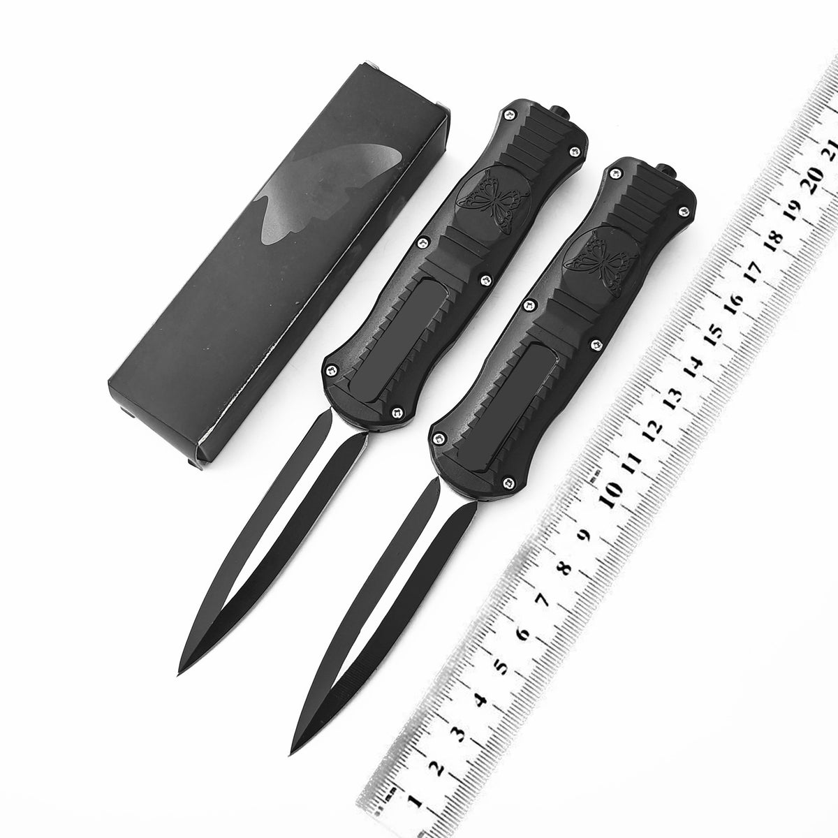 Outdoor Folding Knife  8cm Blade | 45° Tip | 108cm Overall Length | ABS Handle | Gift Box Packaging
