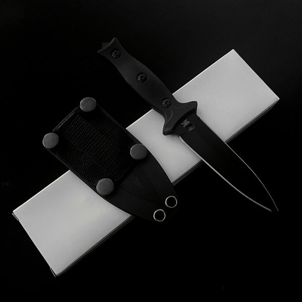 Outdoor Camping Knife  9cm Blade | <60° Tip | 9cm Handle | White Box Packaging