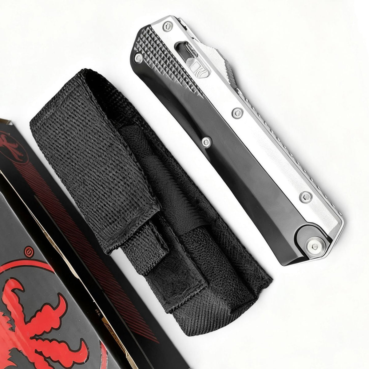 Zinc Alloy Handle Folding Knife  9.5cm Blade | 60° Tip | 108cm Handle | Color Box Packaging