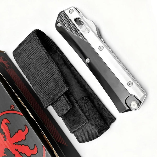 Zinc Alloy Handle Folding Knife  9.5cm Blade | 60° Tip | 108cm Handle | Color Box Packaging