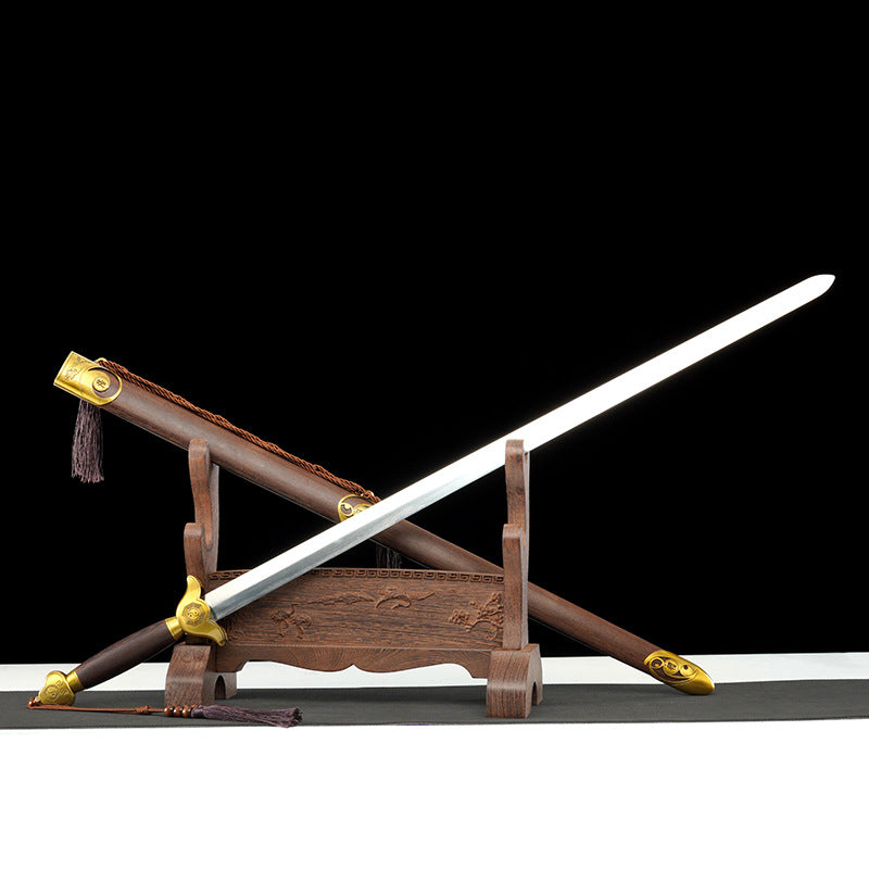 Chinese Style Metal Decorative Sword  "Fire Dragon" | Carved | Two Packaging Options | Gift Item