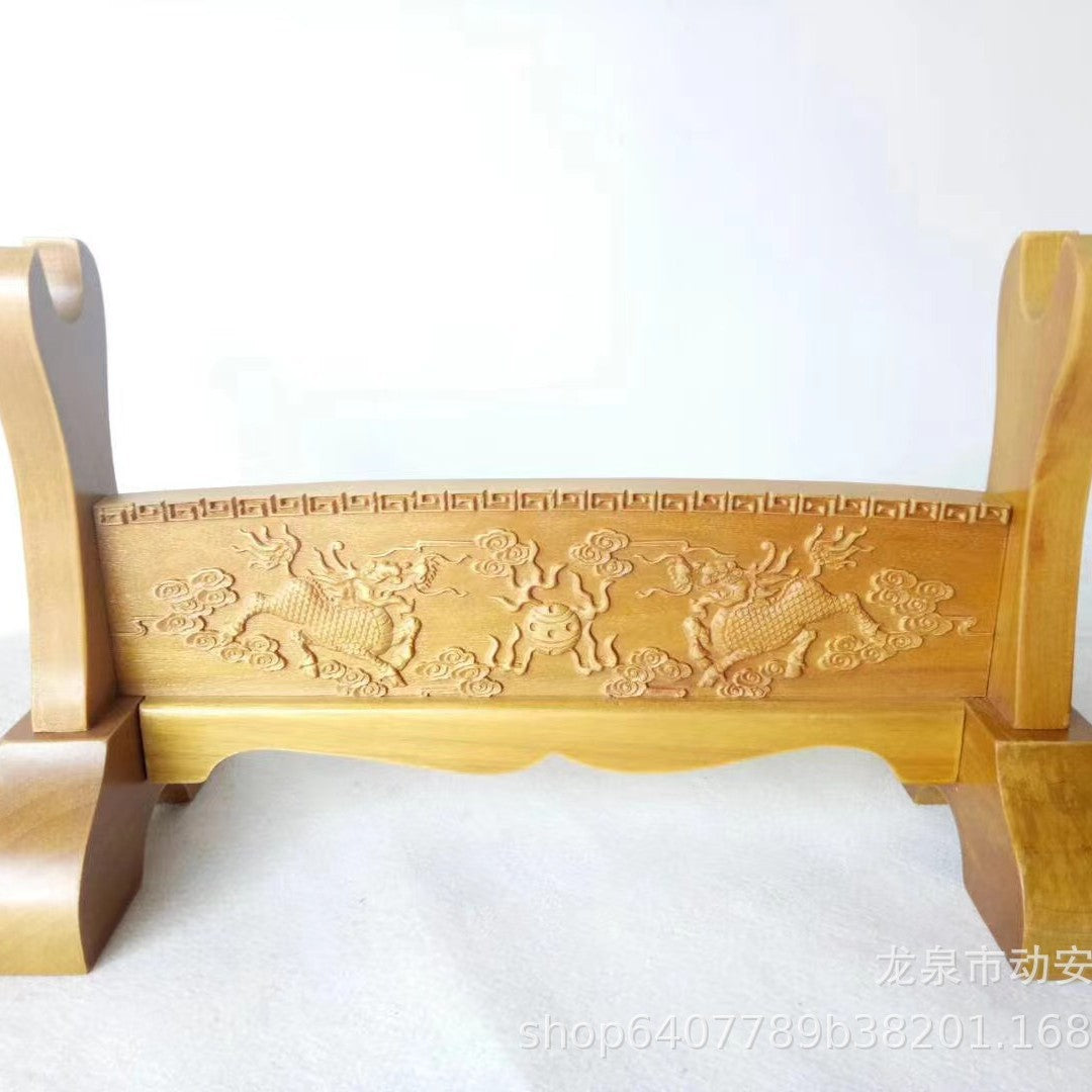 Hand-Carved Wooden Art Panel  "Fire Dragon" | Traditional Chinese Craft | Multi-Design & Multi-Layer | Gift for All Occasions