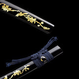 Japanese Hand-Painted Folding Knife (