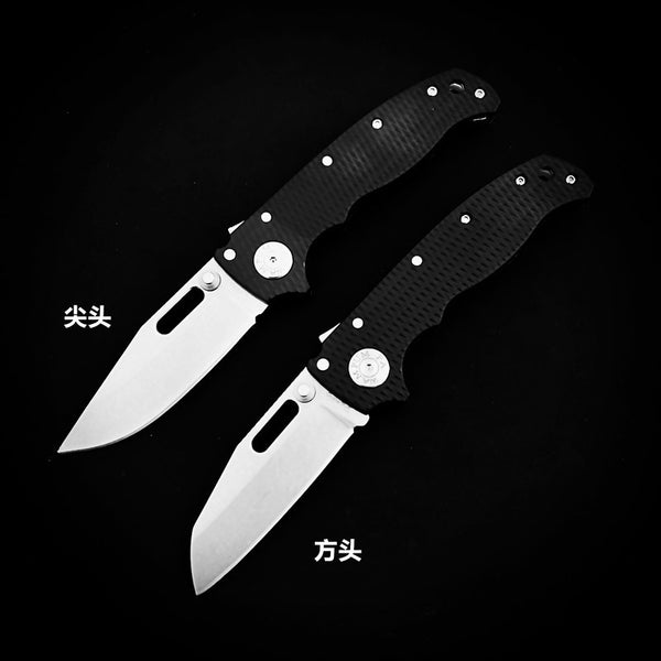 Stainless Steel Folding Knife  7.5cm Blade | 60° Tip | 108cm Handle | Box Packaging