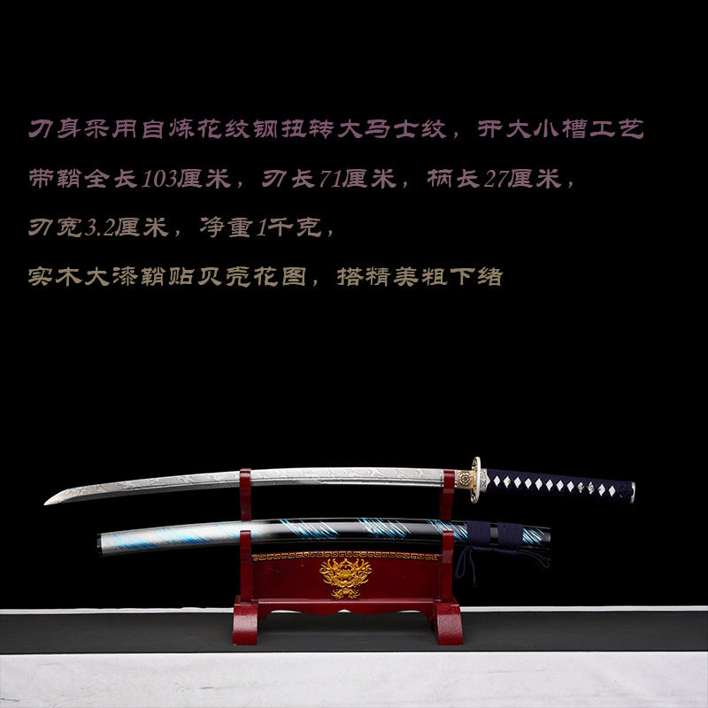 Japanese Hand-Painted Folding Knife ("Qingting" Dragonfly Edition)  Patented Design | Customizable Gift Knife