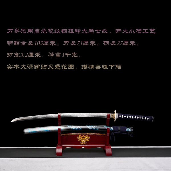 Japanese Hand-Painted Folding Knife ("Qingting" Dragonfly Edition)  Patented Design | Customizable Gift Knife