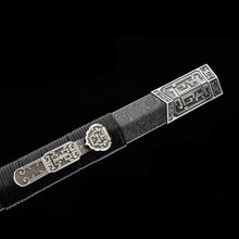 Hand-Forged Pattern Steel Four-Sided Han Sword  "Fire Dragon" | Chinese Style | Two Packaging Options | Personal Gift for All Occasions & Relationships