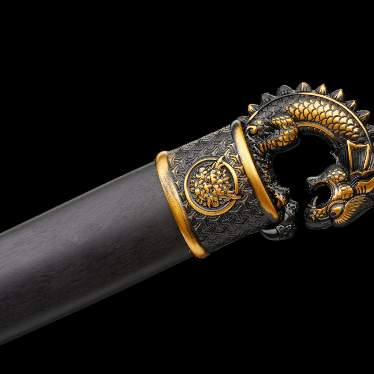 Japanese Hand-Painted Folding Knife (Black Edition)  Patented Design | Customizable Gift Knife