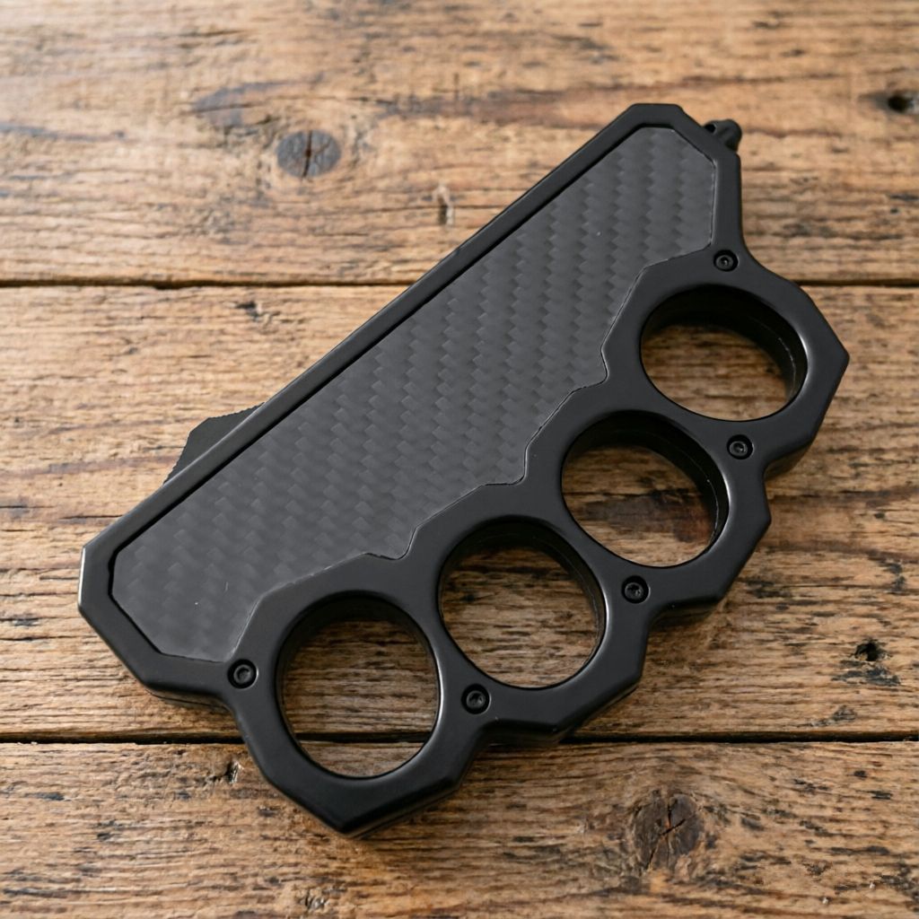 Zinc Alloy Handle Tool  Black Carbon Fiber Dual-R Design | 145cm Length | Box Packaging