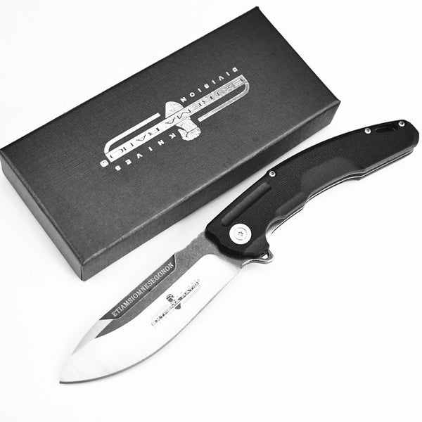 Nylon-Handled Folding Knife  9.5cm ABS Blade | 60° Tip | 106cm Handle | Box Packaging