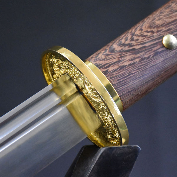 Hand-Forged High-Manganese Steel Sword  "Fire Dragon" | Classic Chinese Style | Gift for Father's Day, Teacher's Day & More