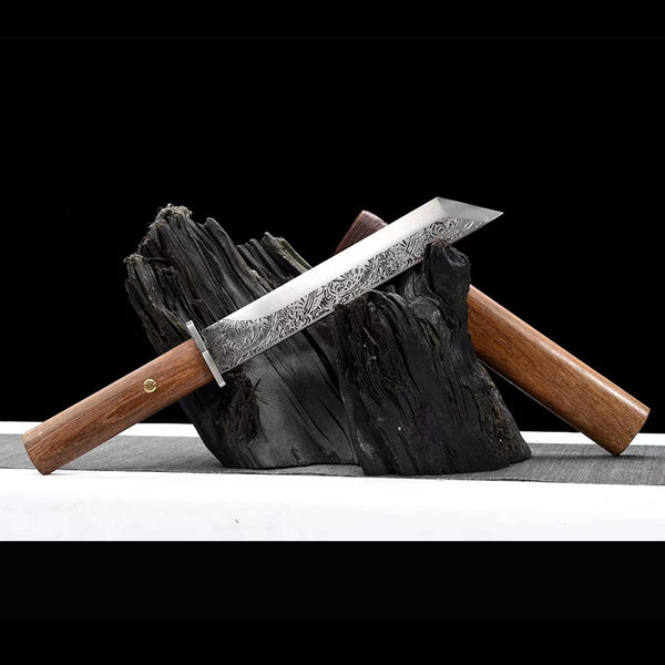 Hand-Forged Manganese Steel Art Knife  "Fire Dragon" | New Chinese Style | Premium Business Gift