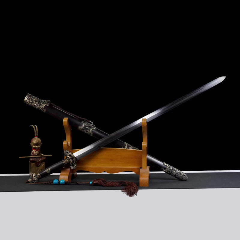 Hand-Forged Sanmai (Three-Layer) Laminated Steel Sword  "Fire Dragon" | Chinese Style | Gift Box Packaging | Personal Gift for All Occasions & Relationships