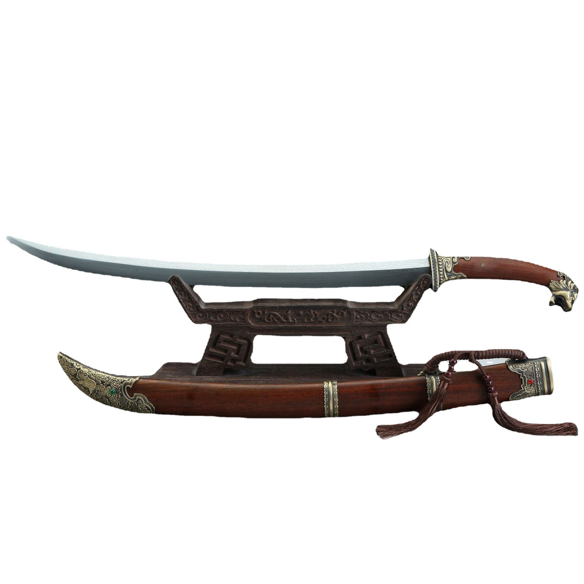 Hand-Forged Pattern Steel Art Piece  "Fire Dragon" | New Chinese Style | Premium Business Gift