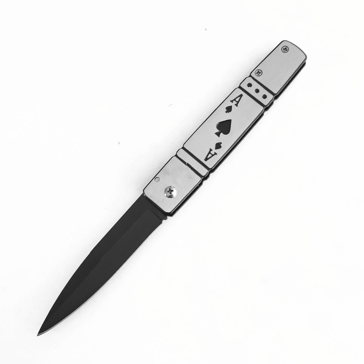 Stainless Steel Folding Knife  9.5cm Blade | 60° Tip | 108cm Handle | Box Packaging