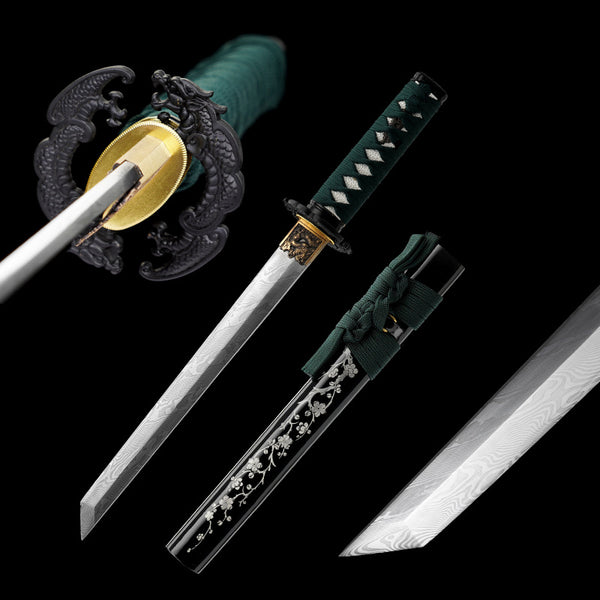 Japanese Hand-Painted Folding Knife ("Momei" Ink Plum Edition)  Patented Design | Customizable Gift Knife