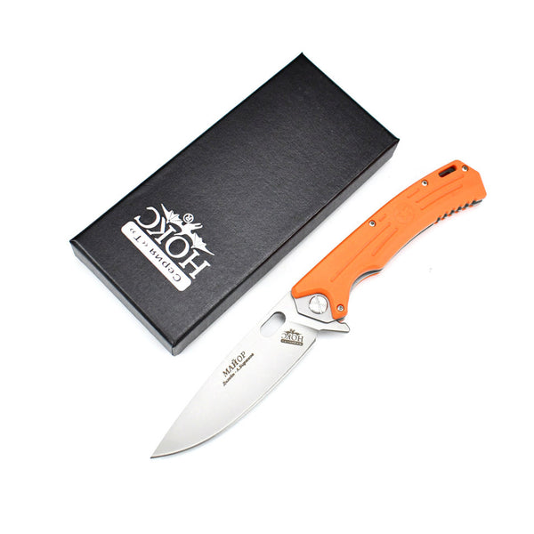 Nylon-Handled Folding Knife  9.5cm Blade | 60° Tip | Five-Star Brand | 108cm Handle | Box Packaging