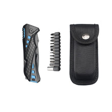 Multi-Function Folding Knife-Pliers  5-in-1 with Screwdriver Bits, 2Cr13 Steel, 11.3cm, Portable, for Outdoor Camping & Car Use