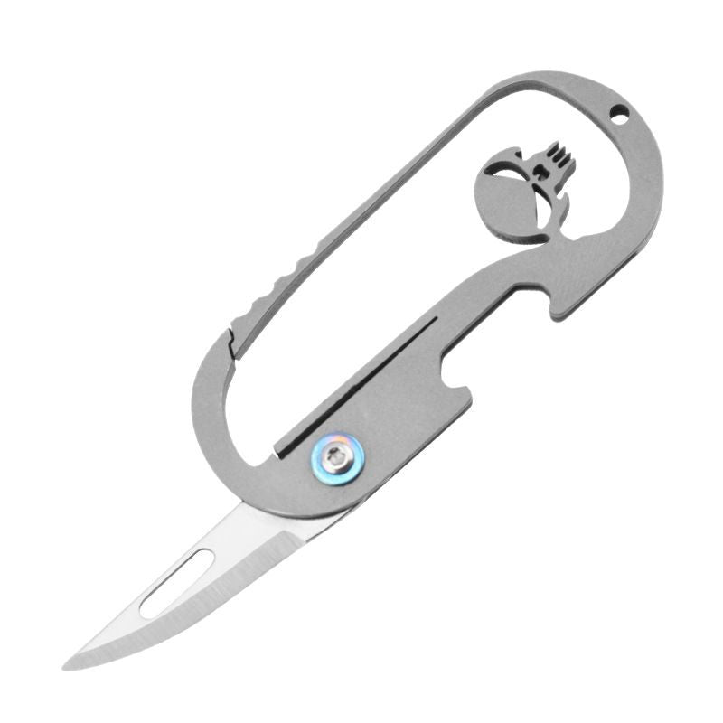 Premium Multifunctional Folding Knife  2.8cm Blade | Stainless Steel | Compact Design | Gift Box Packaging