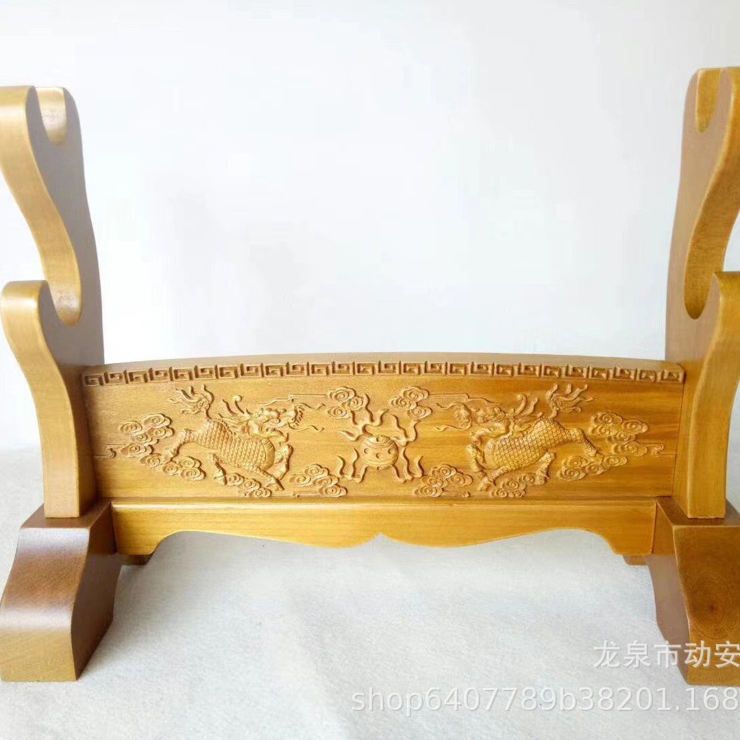 Hand-Carved Wooden Art Panel  "Fire Dragon" | Traditional Chinese Craft | Multi-Design & Multi-Layer | Gift for All Occasions