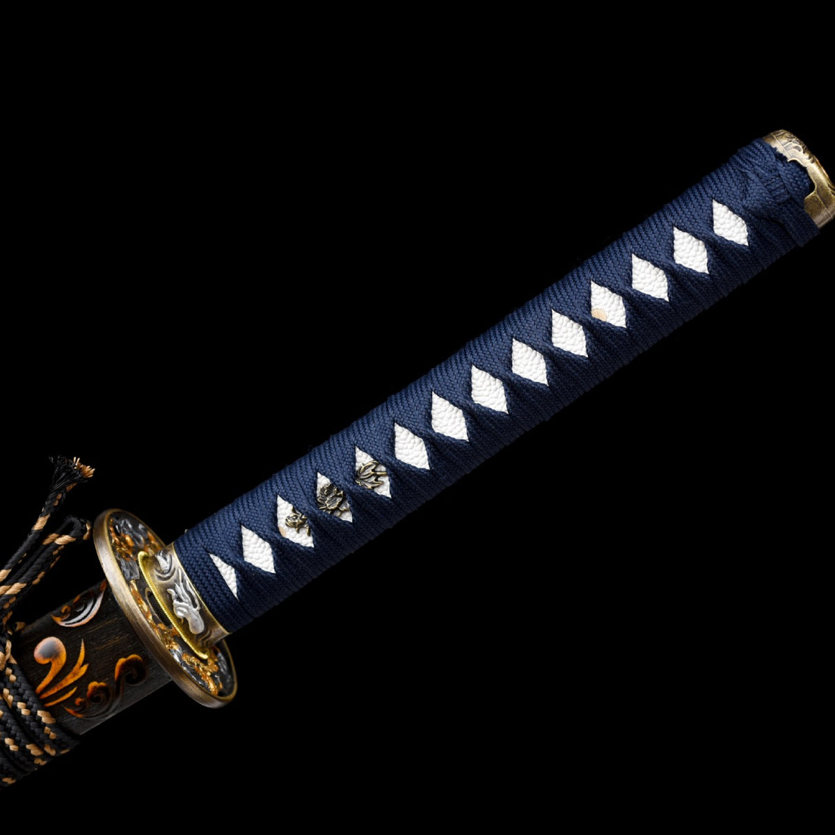 Japanese Hand-Painted Folding Knife ("Kuanglong" Fierce Dragon Edition)  Patented Design | Customizable Gift Knife