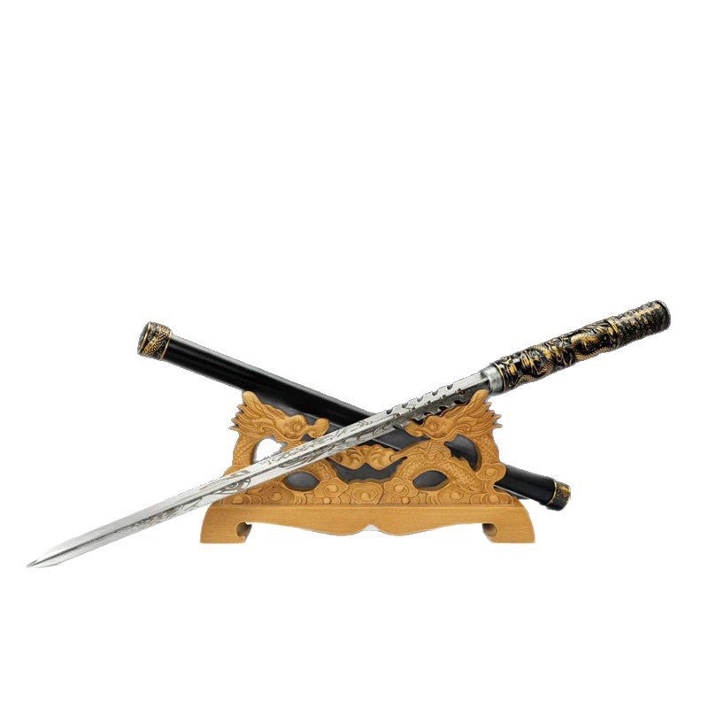 Hand-Forged High-Manganese Steel Art Knife  "Fire Dragon" | Chinese Style | Two Packaging Options | Personal Gift for All Occasions & Relationships